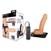 Erection Assistant 2 Vibrating Hollow Strap-On Vibrator 7"